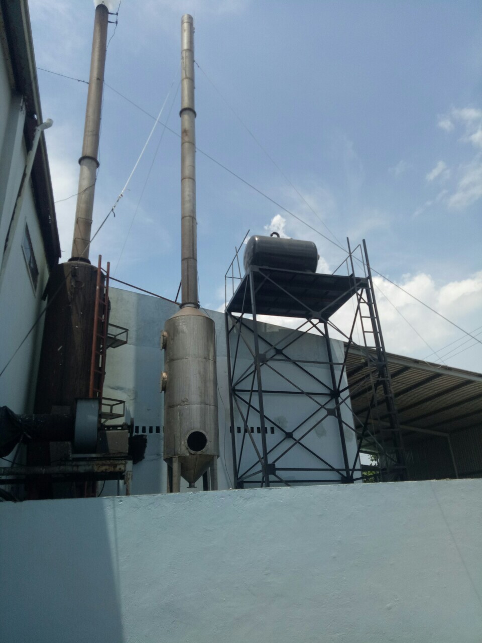 Tháp dầu lắp và xử Lý theo lò dầu 2 tấn