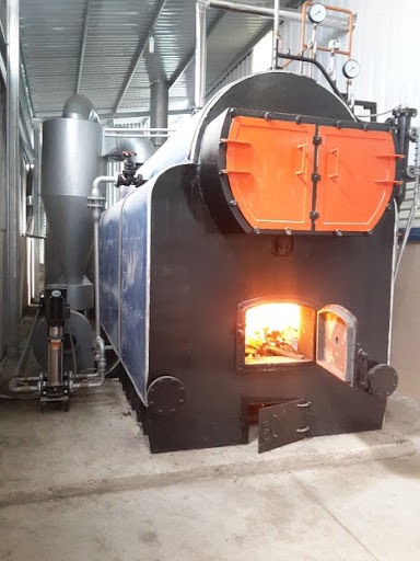 Nồi hơi tổ hợp đốt củi